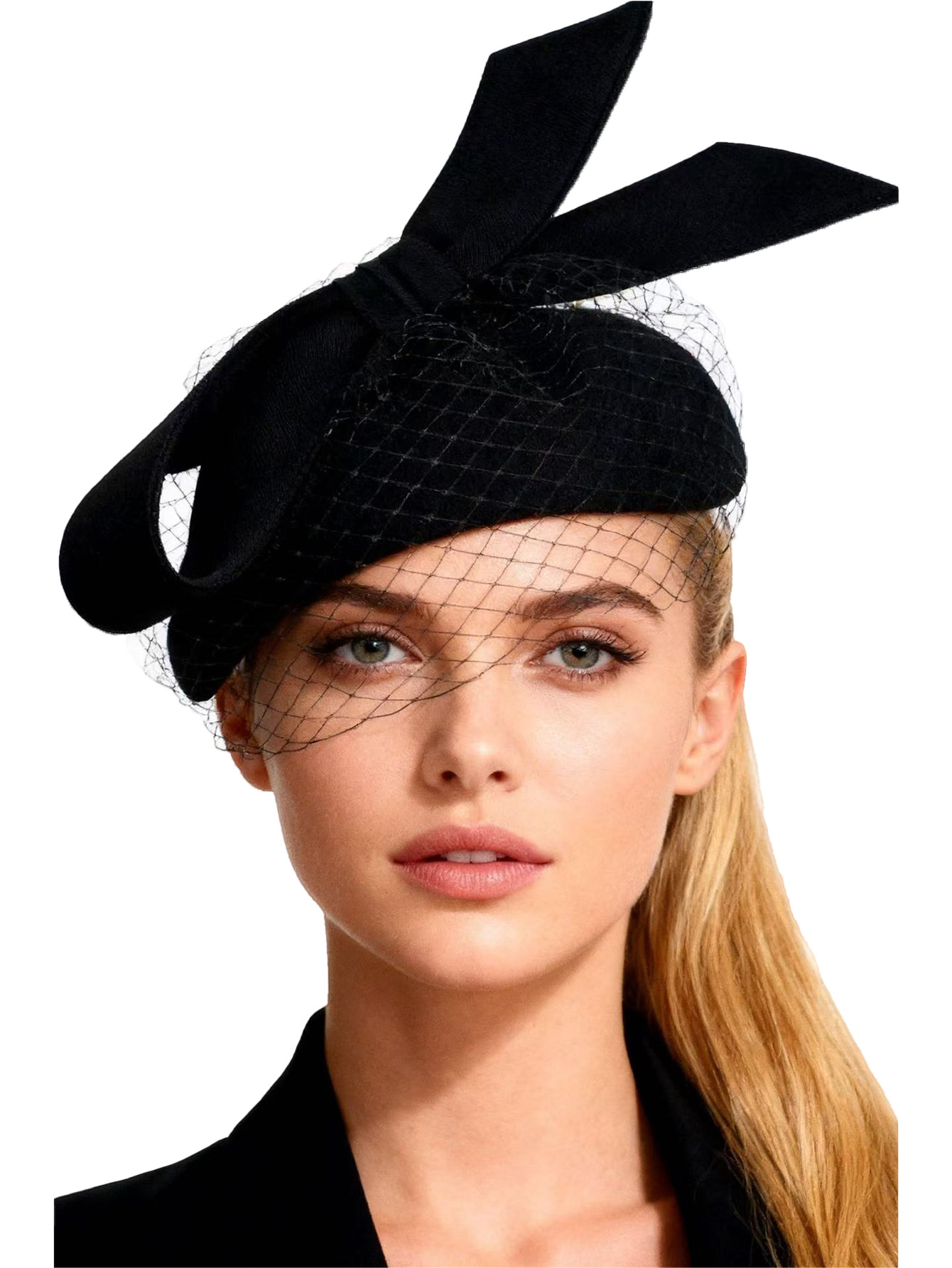 French White Beret Fascinator  - Baseball Cap Structured ulasan dan harga