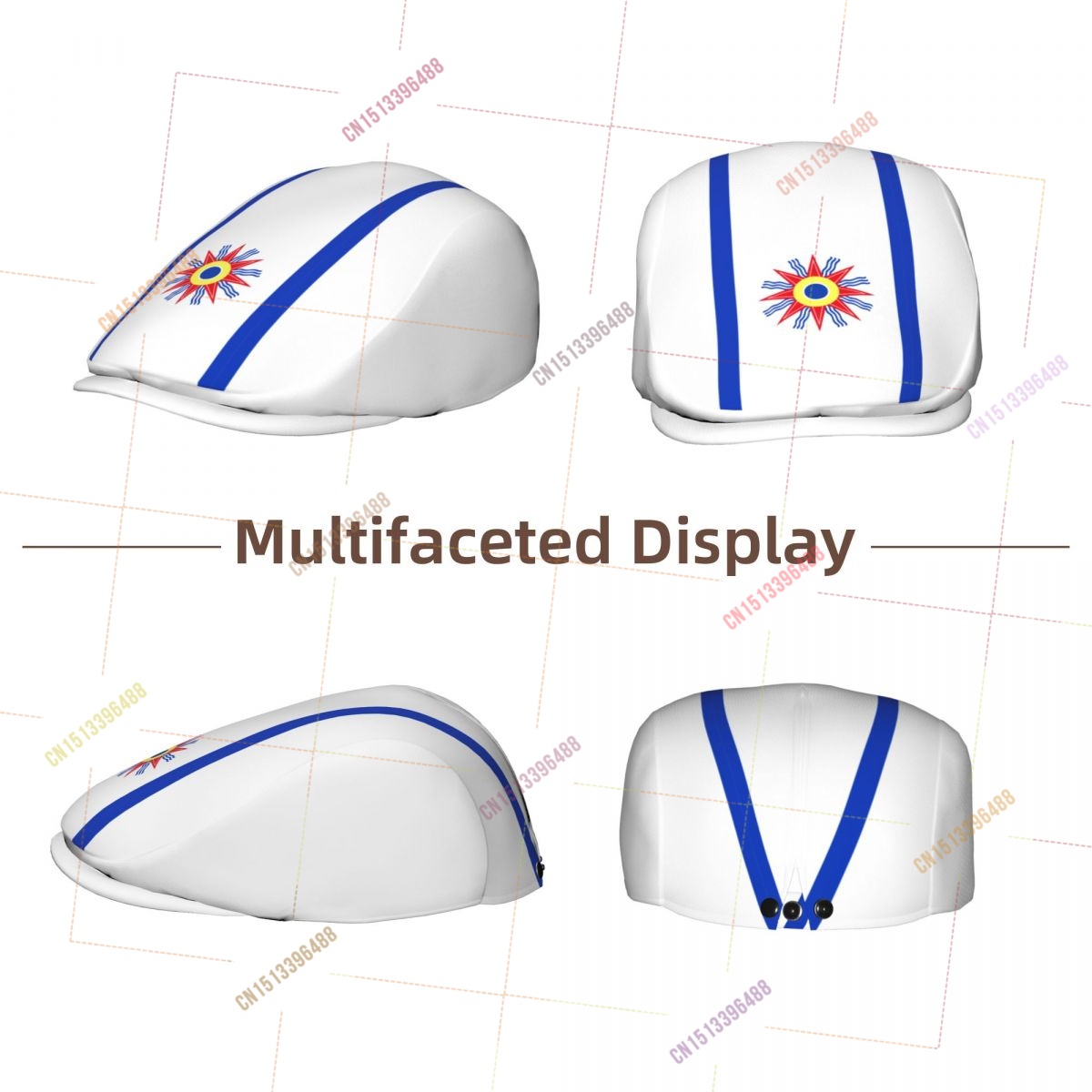 Chaldean Flag Men Women Flat I - Newsboy Cap Ivy ulasan dan harga