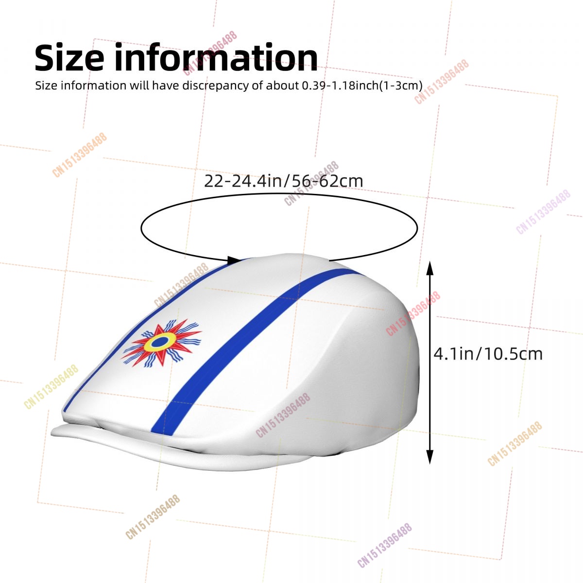 Chaldean Flag Men Women Flat I - Newsboy Cap Ivy ulasan dan harga